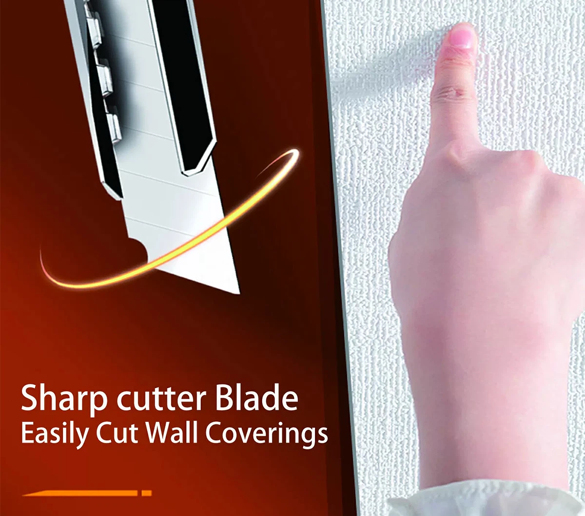 Sharp snap-off cutter blade