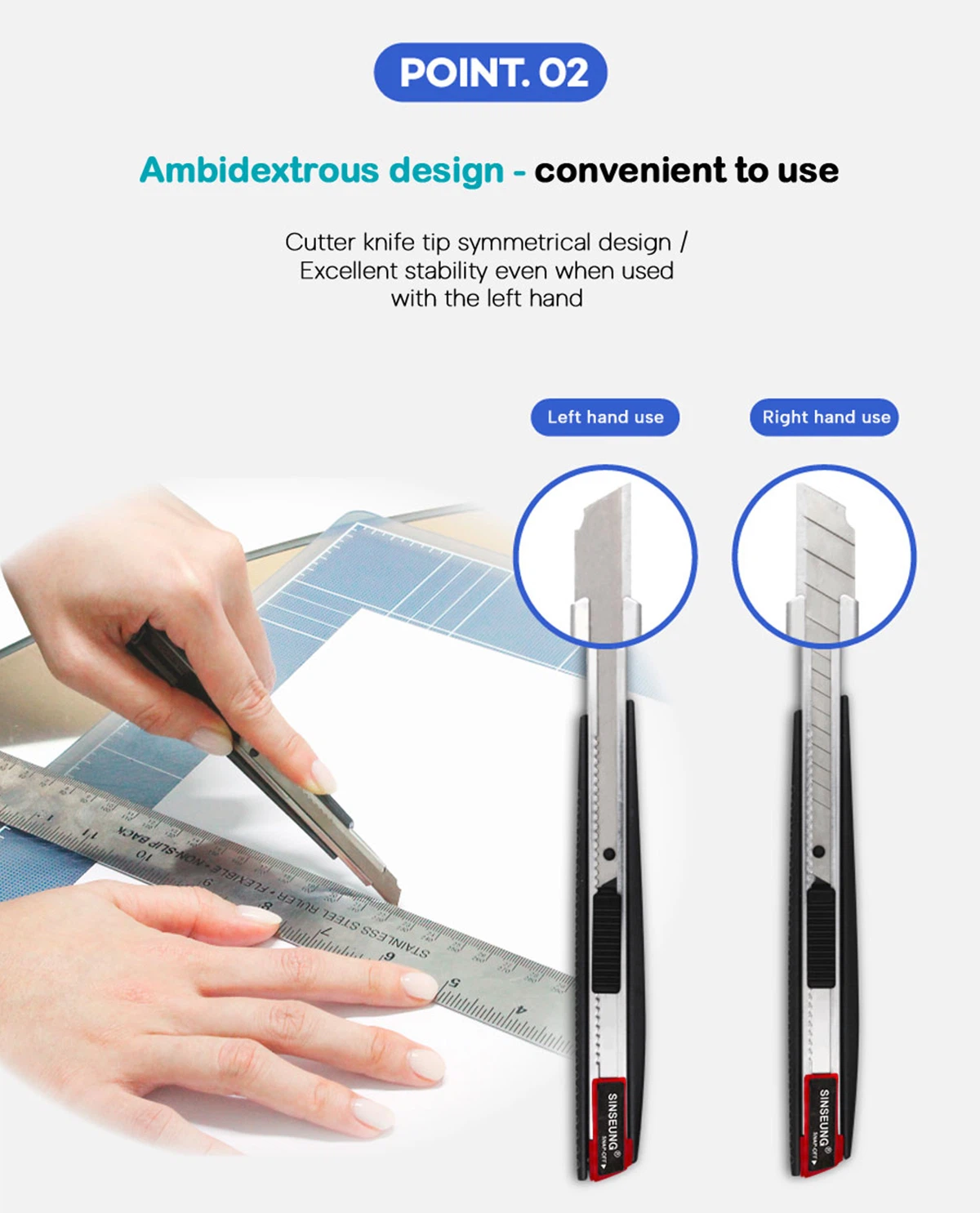 Ambidextrous design